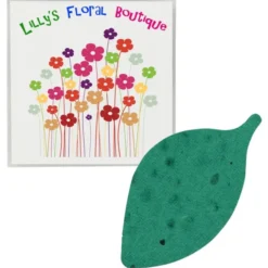 Plant-A-Shape Flower Seed Packet - Leaf