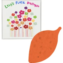 Plant-A-Shape Flower Seed Packet - Leaf