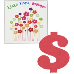 Plant-A-Shape Flower Seed Packet - Dollar Sign