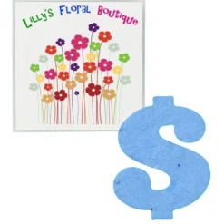 Plant-A-Shape Flower Seed Packet - Dollar Sign