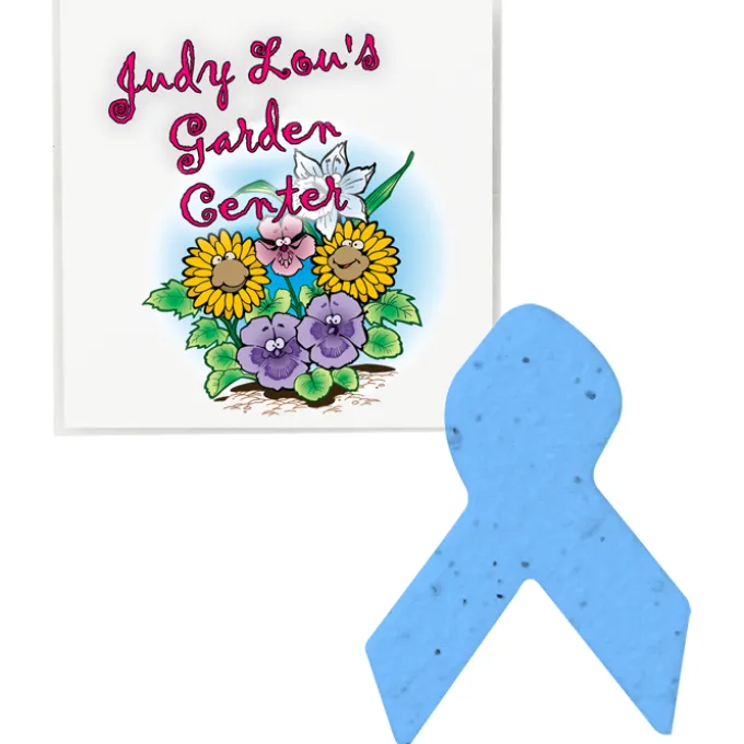 Plant-A-Shape Flower Seed Packet - Awareness