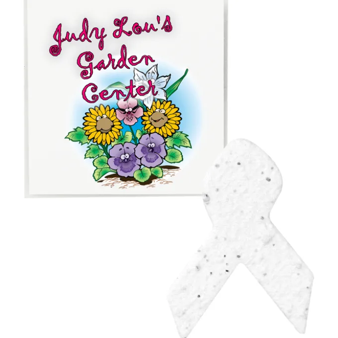 Plant-A-Shape Flower Seed Packet - Awareness