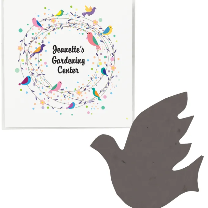 Plant-A-Shape Flower Seed Packet - Dove
