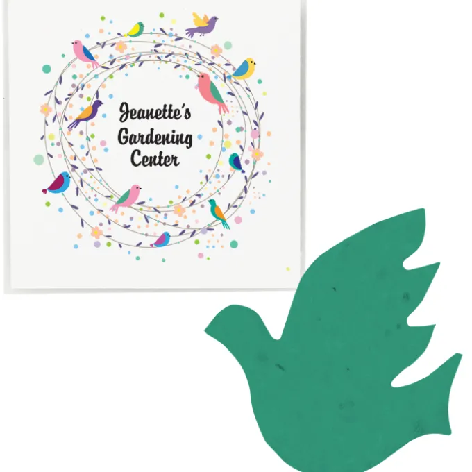 Plant-A-Shape Flower Seed Packet - Dove