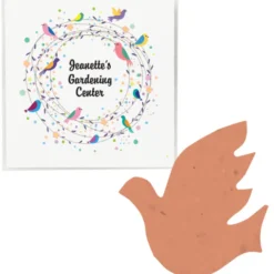 Plant-A-Shape Flower Seed Packet - Dove