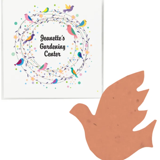 Plant-A-Shape Flower Seed Packet - Dove