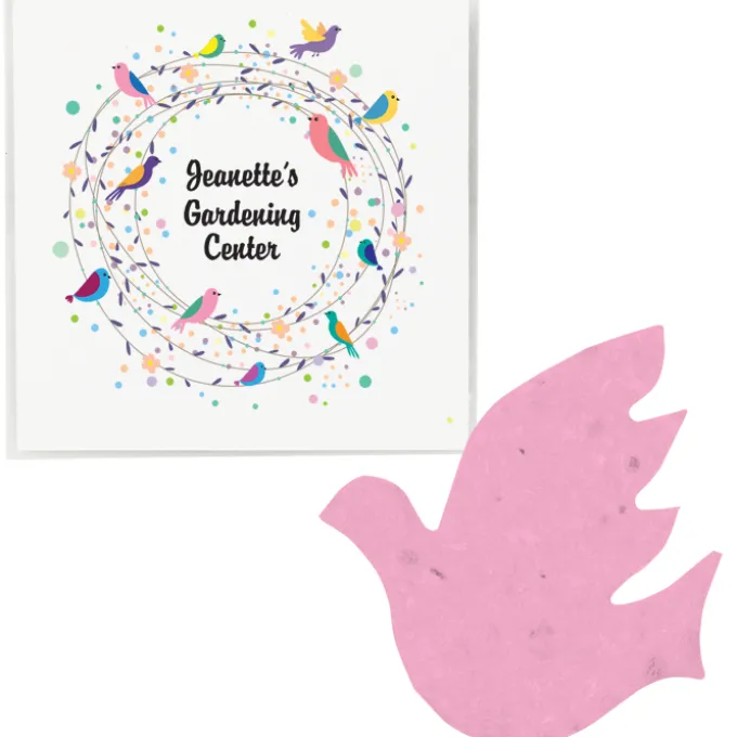 Plant-A-Shape Flower Seed Packet - Dove
