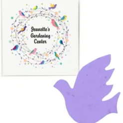 Plant-A-Shape Flower Seed Packet - Dove