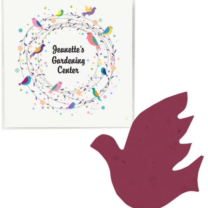 Plant-A-Shape Flower Seed Packet - Dove