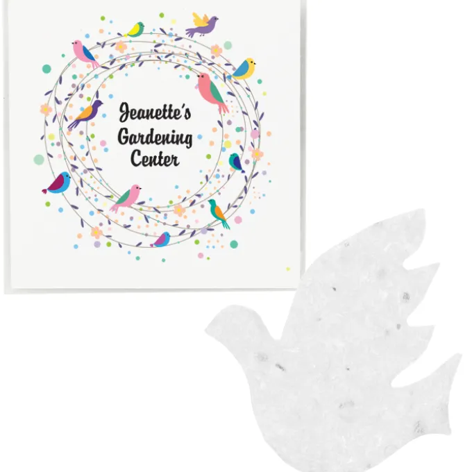 Plant-A-Shape Flower Seed Packet - Dove