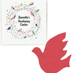 Plant-A-Shape Flower Seed Packet - Dove