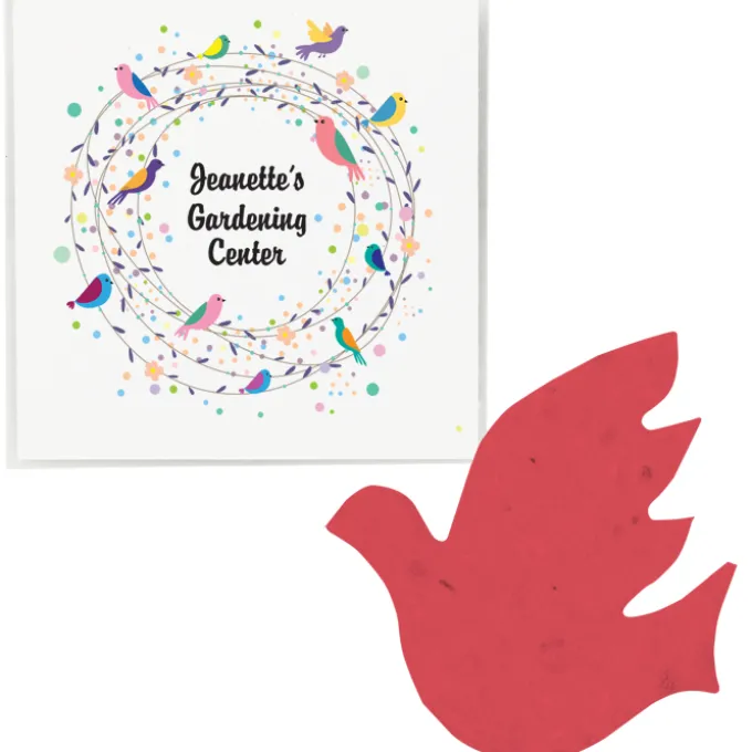 Plant-A-Shape Flower Seed Packet - Dove