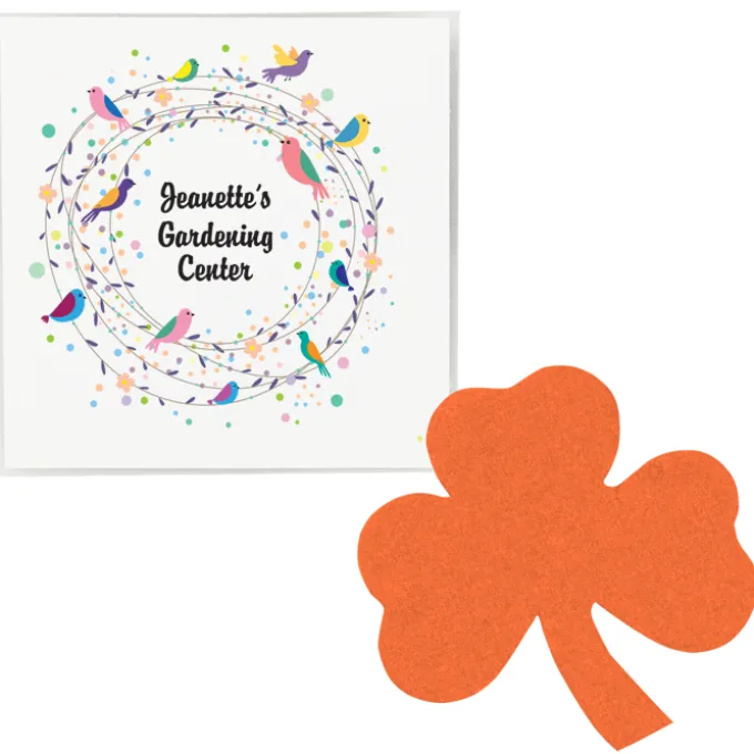 Plant-A-Shape Flower Seed Packet - Clover