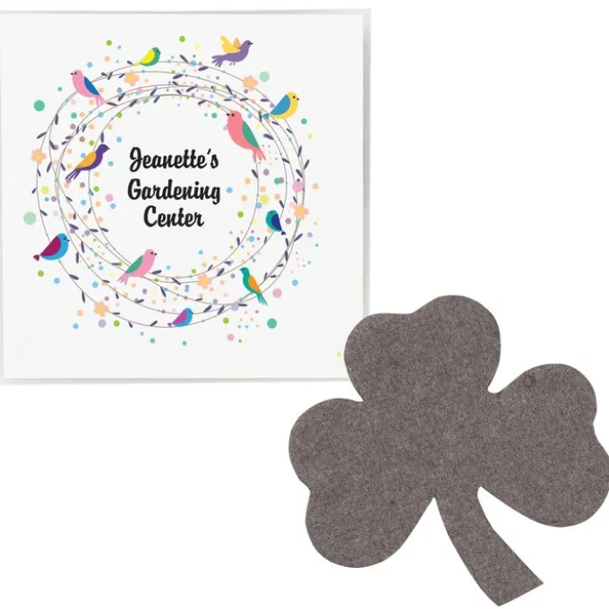 Plant-A-Shape Flower Seed Packet - Clover