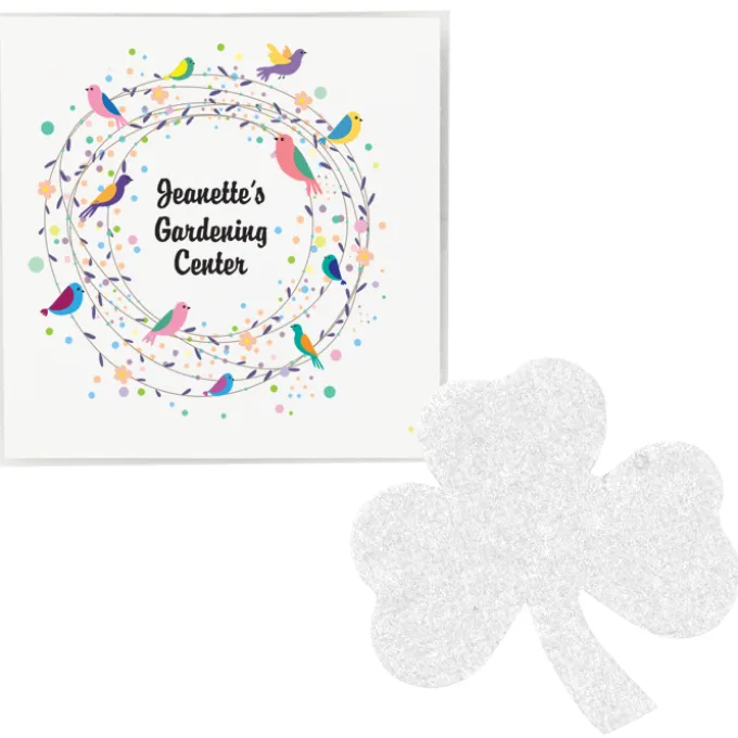 Plant-A-Shape Flower Seed Packet - Clover