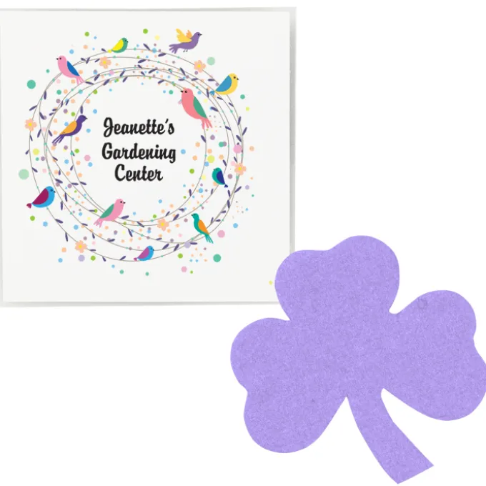 Plant-A-Shape Flower Seed Packet - Clover
