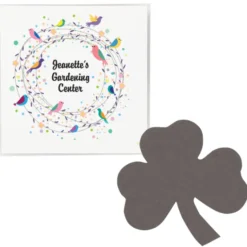 Plant-A-Shape Flower Seed Packet - Clover