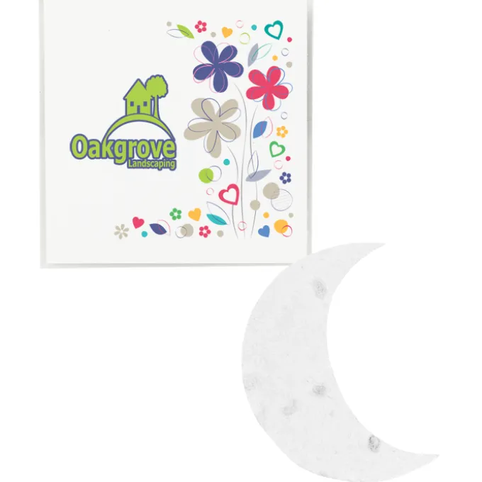 Plant-A-Shape Flower Seed Packet - Crescent