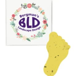 Plant-A-Shape Flower Seed Packet - Footprint