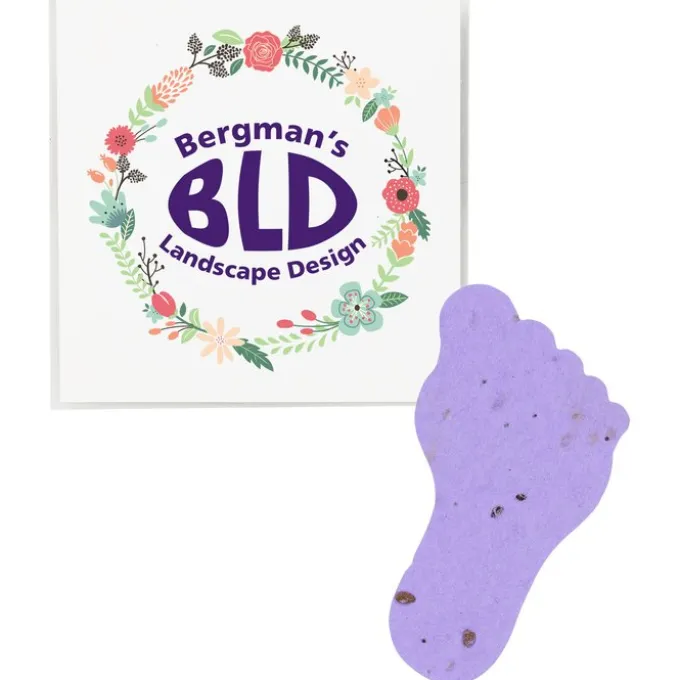 Plant-A-Shape Flower Seed Packet - Footprint