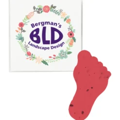 Plant-A-Shape Flower Seed Packet - Footprint