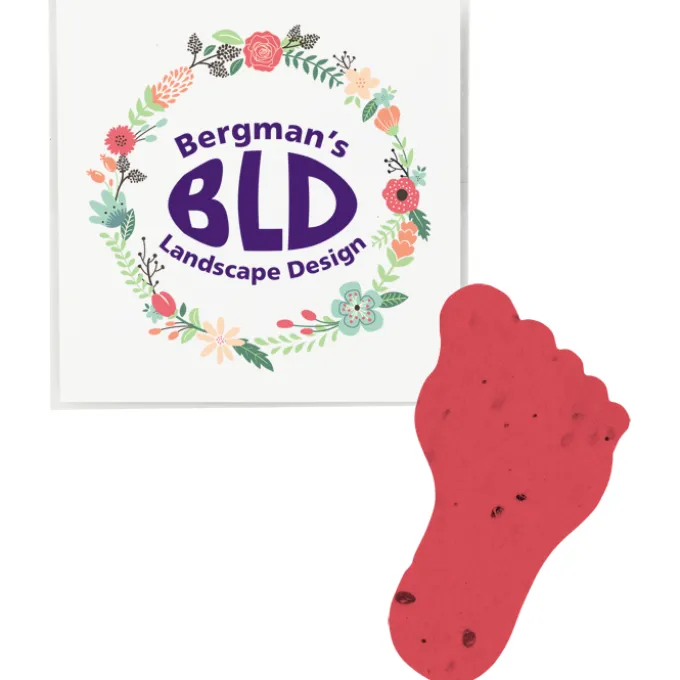 Plant-A-Shape Flower Seed Packet - Footprint