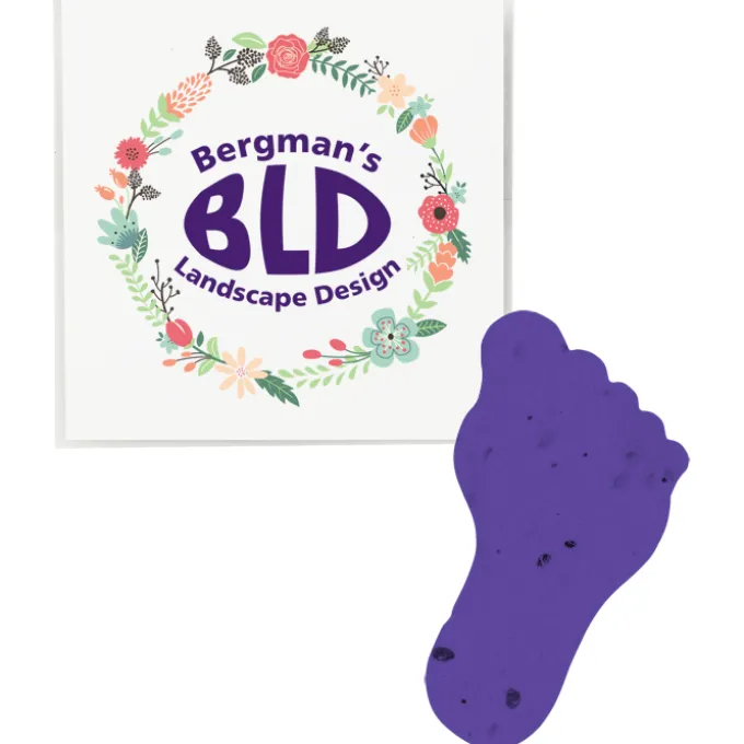 Plant-A-Shape Flower Seed Packet - Footprint