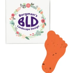 Plant-A-Shape Flower Seed Packet - Footprint