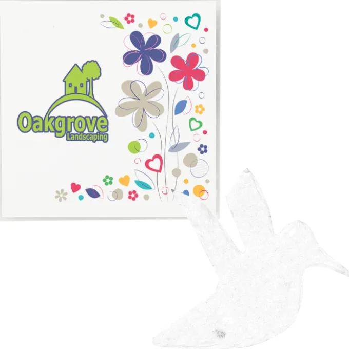 Plant-A-Shape Flower Seed Packet - Hummingbird
