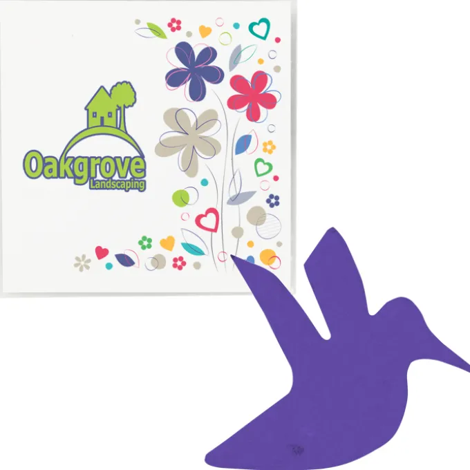Plant-A-Shape Flower Seed Packet - Hummingbird