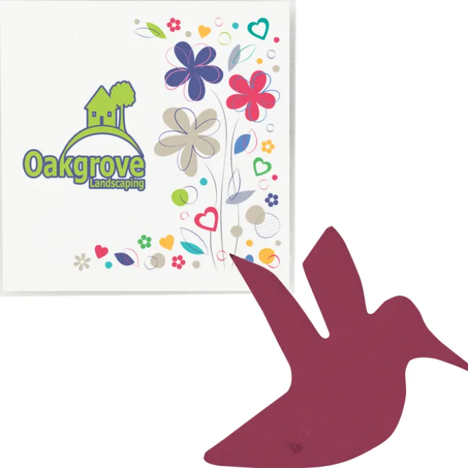 Plant-A-Shape Flower Seed Packet - Hummingbird