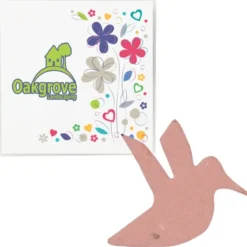 Plant-A-Shape Flower Seed Packet - Hummingbird