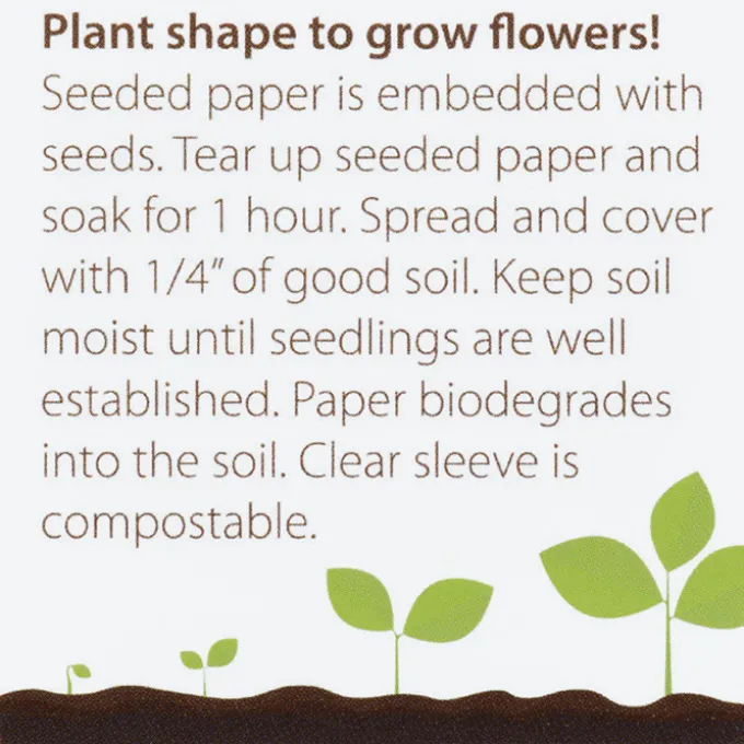 Plant-A-Shape Flower Seed Packet - Watering Can