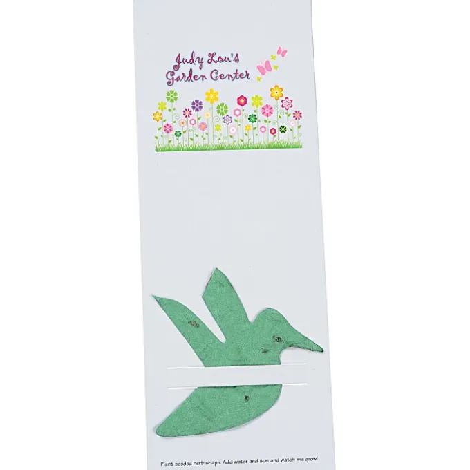 Plant-A-Shape Herb Garden Bookmark - Hummingbird