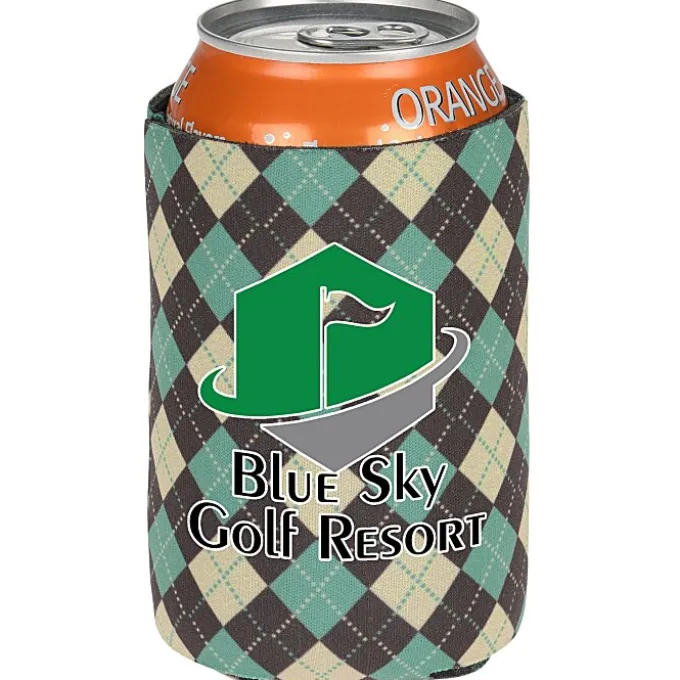 Pocket Can Holder - Argyle