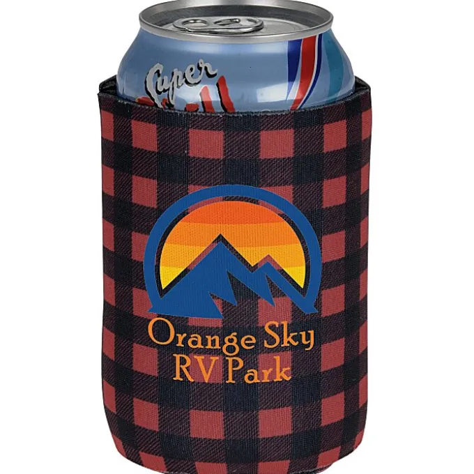 Pocket Can Holder - Buffalo Plaid