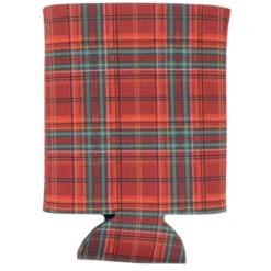 Pocket Can Holder - Christmas Tartan