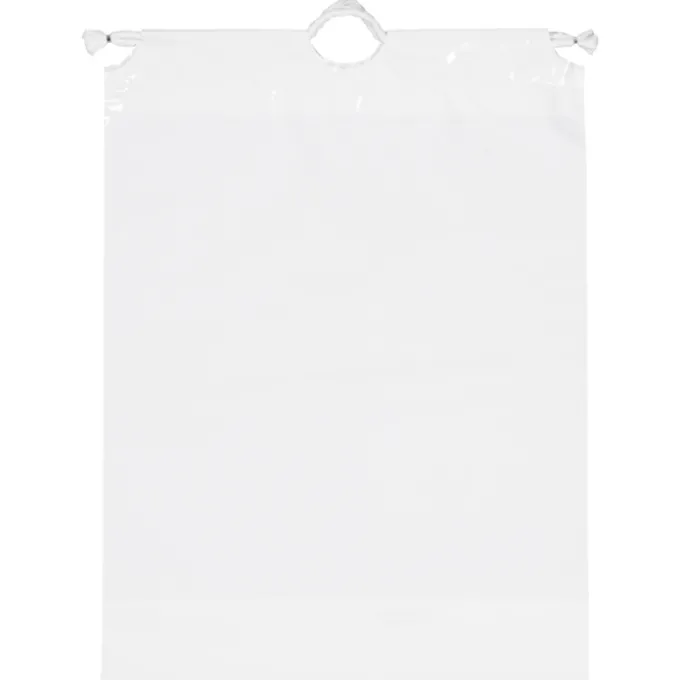 Poly Bag with Cotton Drawstring - 16 inches x 12 inches