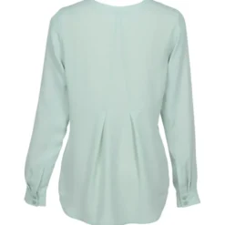 Poly Crepe Button Down Blouse - Ladies'