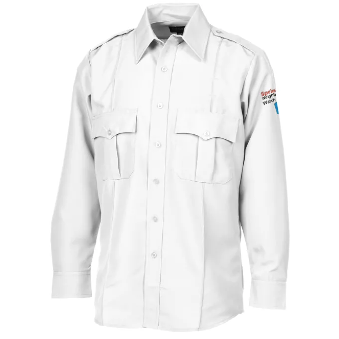 Polyester Long Sleeve Security Shirt