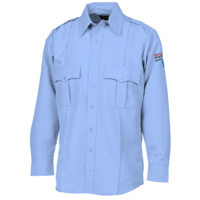 Polyester Long Sleeve Security Shirt