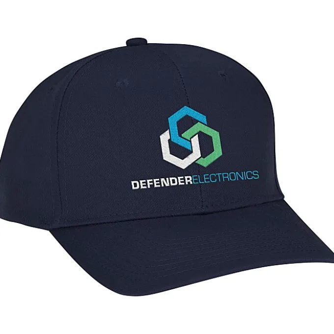 Polyester 6-Panel Cap - Embroidered