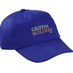 Polyester 5-Panel Cap - Embroidered