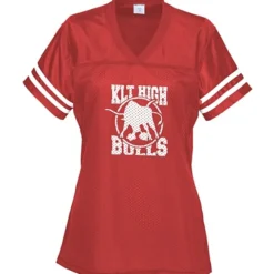 Poly Mesh Jersey V-Neck T-Shirt - Ladies'