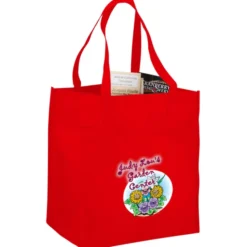 Polypropylene Reusable Grocery Bag - 15 inches x 13 inches - Full Color