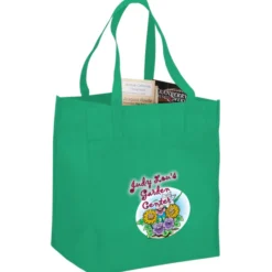 Polypropylene Reusable Grocery Bag - 15 inches x 13 inches - Full Color
