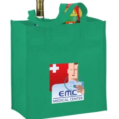 Polypropylene Reusable Grocery Bag - 14 inches x 13 inches - Full Color
