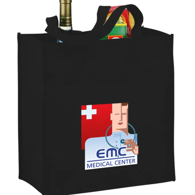 Polypropylene Reusable Grocery Bag - 14 inches x 13 inches - Full Color