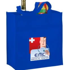 Polypropylene Reusable Grocery Bag - 14 inches x 13 inches - Full Color