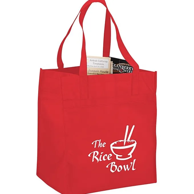 Polypropylene Reusable Grocery Bag - 15 inches x 13 inches - 24 hr